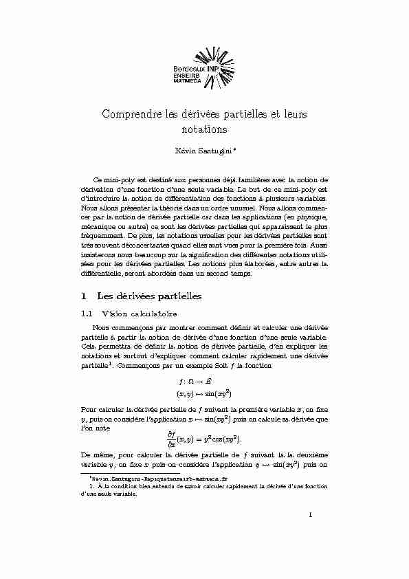 [PDF] Comprendre les dérivées partielles et leurs notations