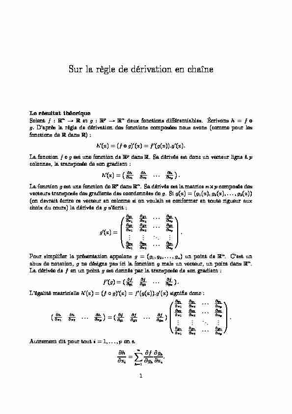 [PDF] Sur la règle de dérivation en chaîne