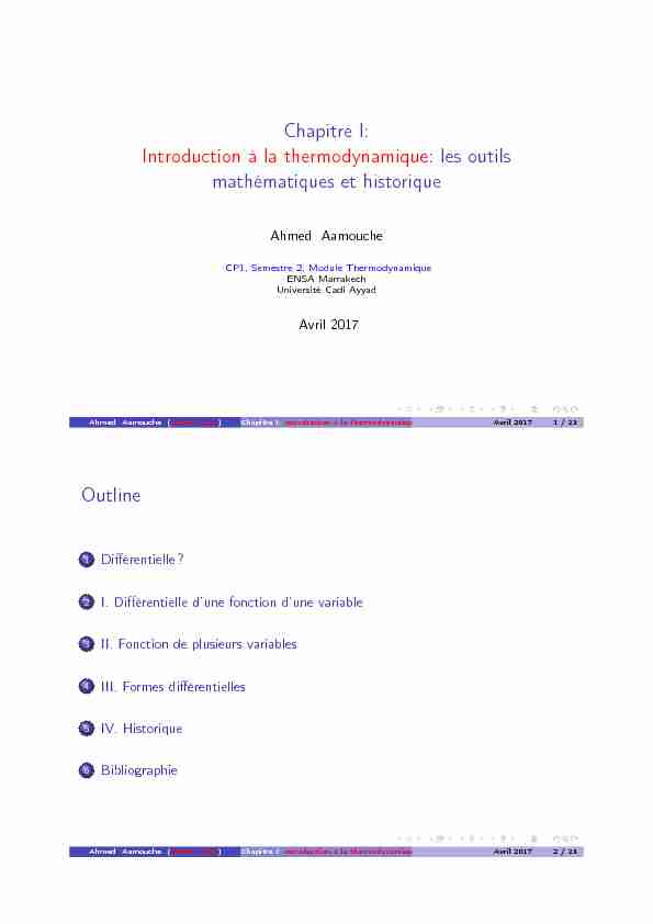 [PDF] Introduction à la thermodynamique: les outils
