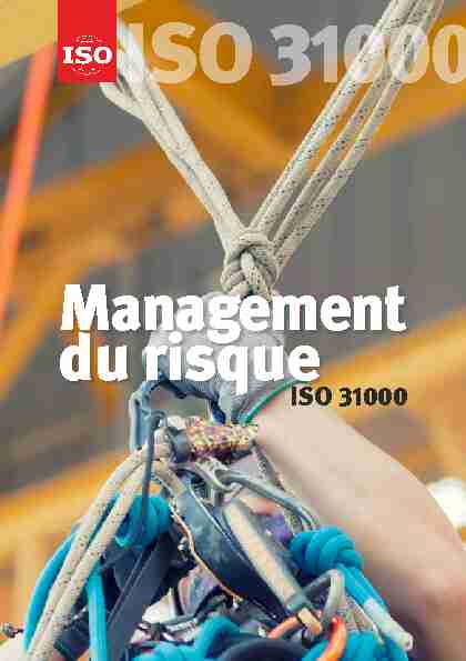 [PDF] ISO 31000 – Management du risque