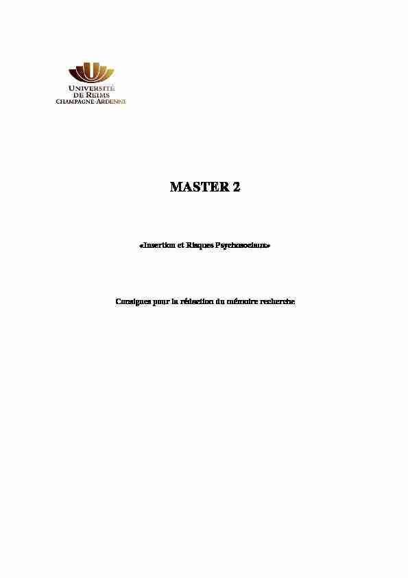 [PDF] MASTER 2