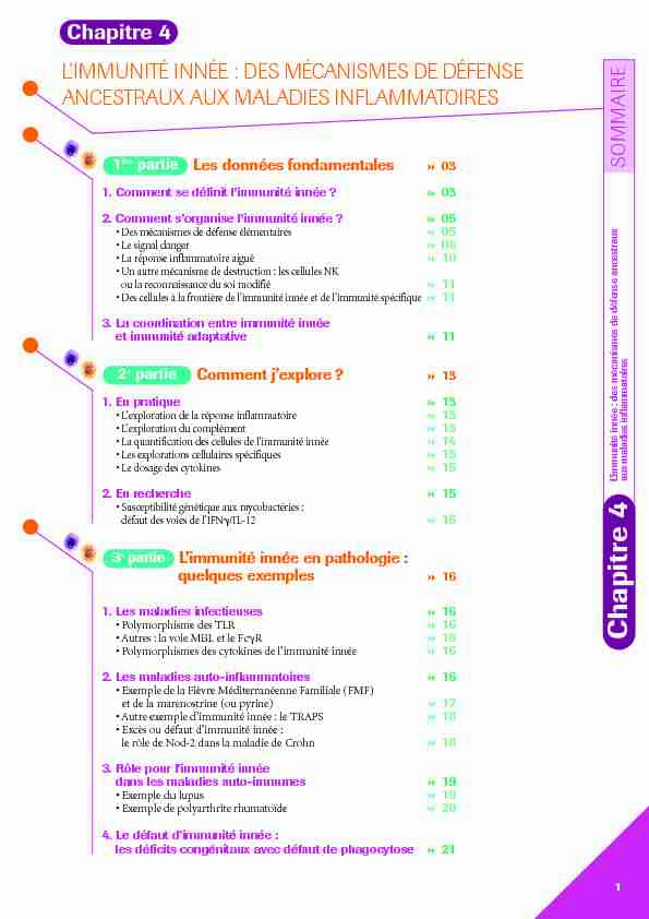 [PDF] Chapitre 4 - LIMMUNITÉ INNÉE - CRI-netcom