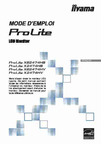 [PDF] MODE DEMPLOI - iiyama