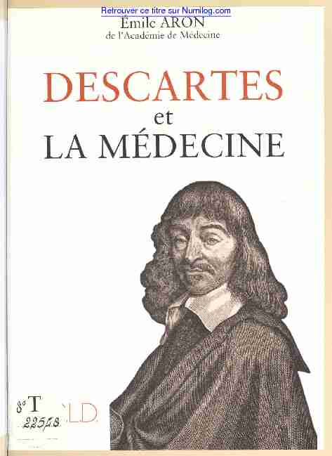 Descartes et la médecine
