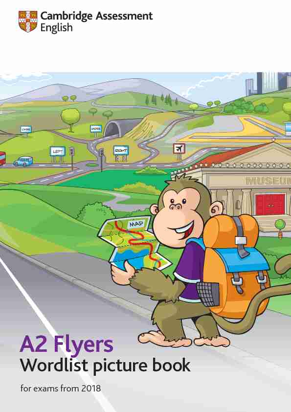 A2 Flyers wordlist picture book