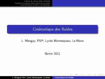 [PDF] Cinématique des fluides