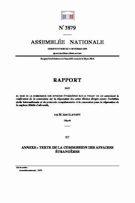 [PDF] N° 3879 ASSEMBLÉE NATIONALE