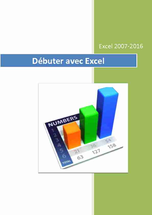 [PDF] Débuter avec Excel - Cours bureautique
