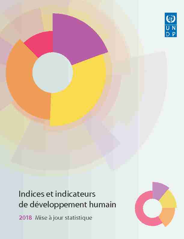 Indices et indicateurs de développement humain