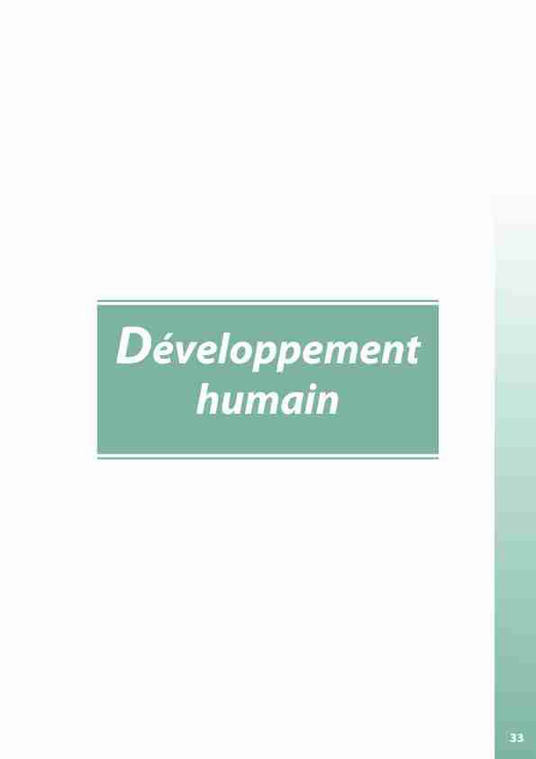 Développement humain