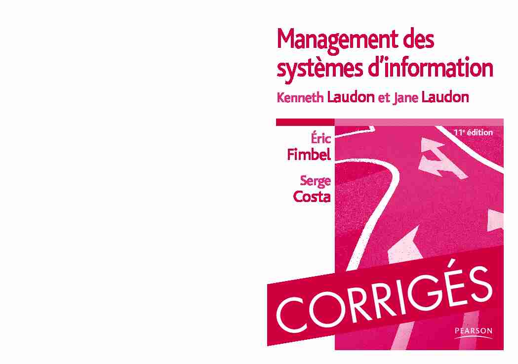 [PDF] Management des systèmes dinformation - livre gratuit