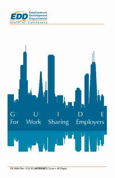 Guide for Work Sharing Employers