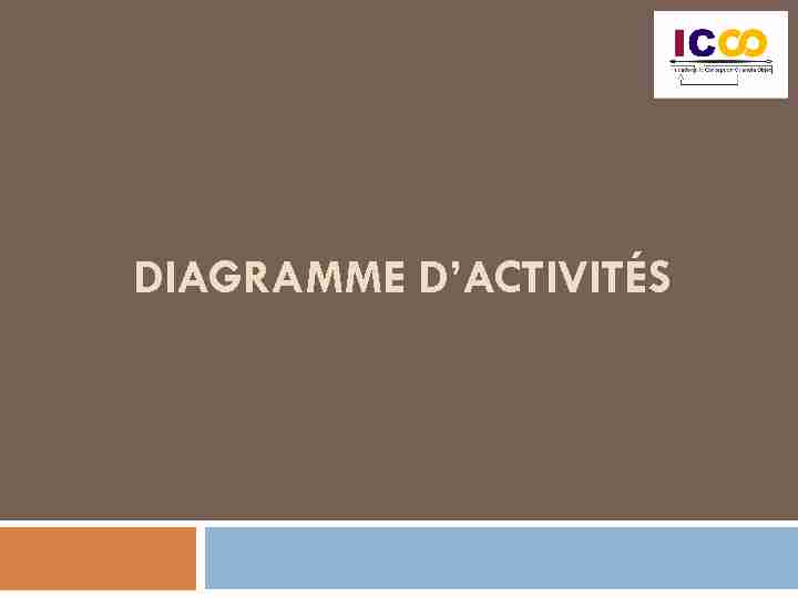 Diagramme d’activités - FUN MOOC