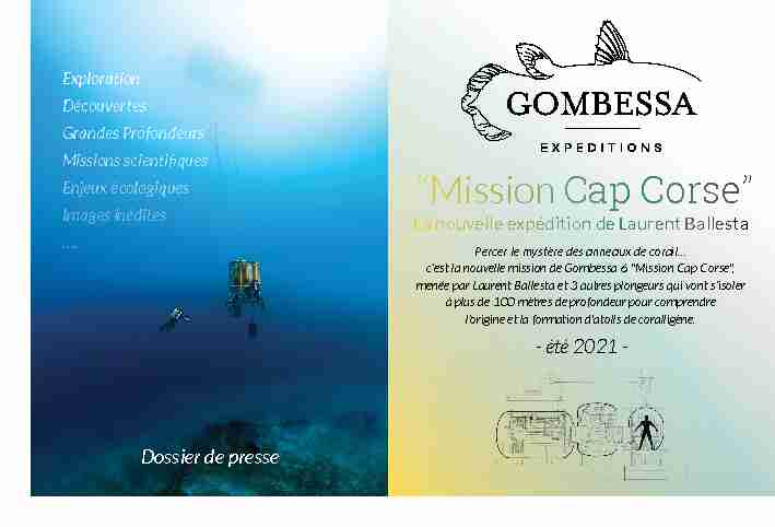 “Mission Cap Corse” - La nouvelle expédition de Laurent Ballesta