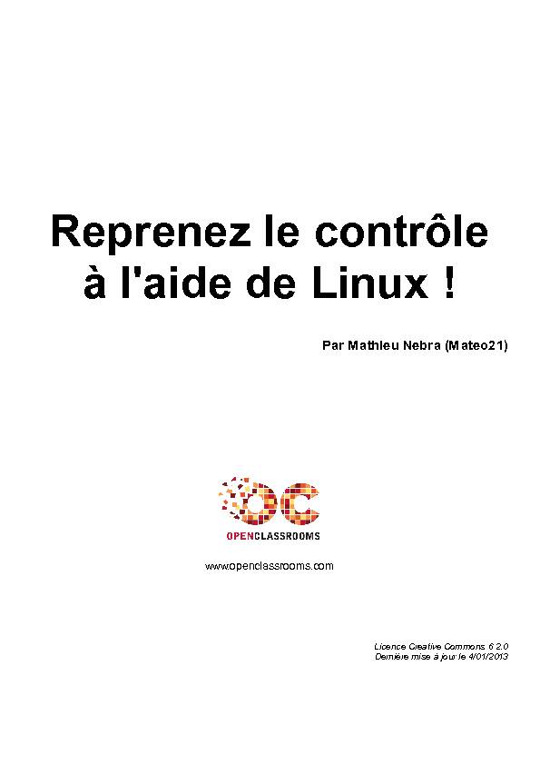 Reprenez le contrôle à laide de Linux !