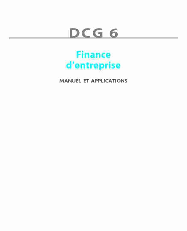 [PDF] Finance dentreprise - Dunod