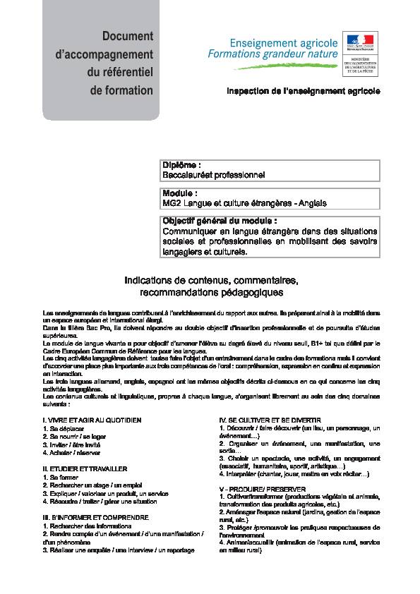 [PDF] bac-pro-da-MG2-anglaispdf - Chlorofil