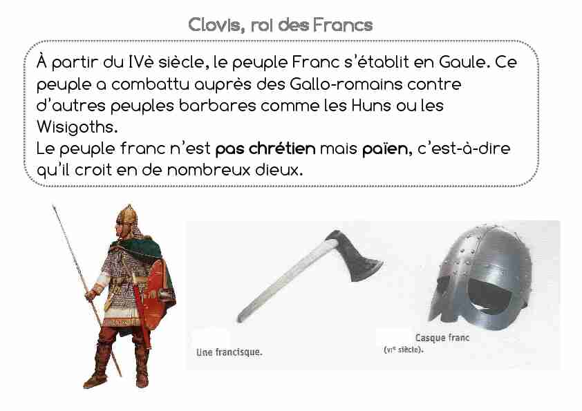 Clovis roi des Francs