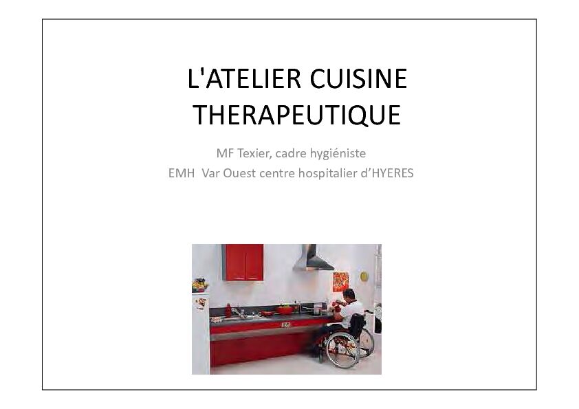 [PDF] LATELIER CUISINE THERAPEUTIQUE - CPIAS Nouvelle Aquitaine