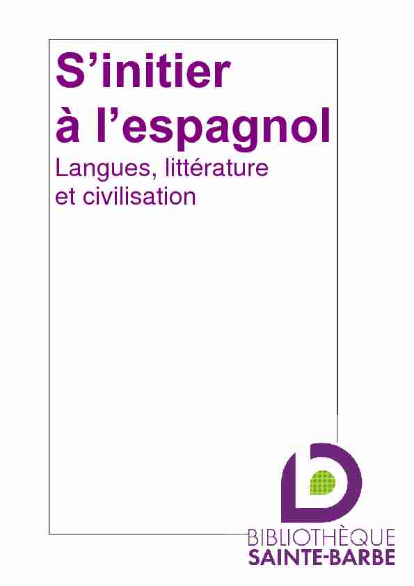 [PDF] lespagnol - Bibliothèque Sainte-Barbe