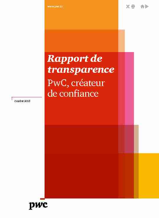 [PDF] Rapport de transparence 2018 - PwC France