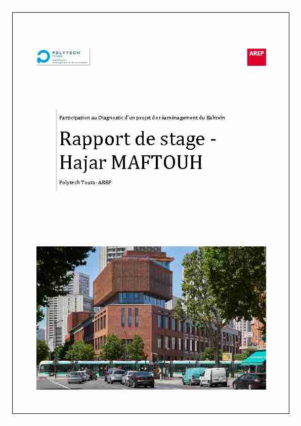 Rapport de stage - Hajar MAFTOUH