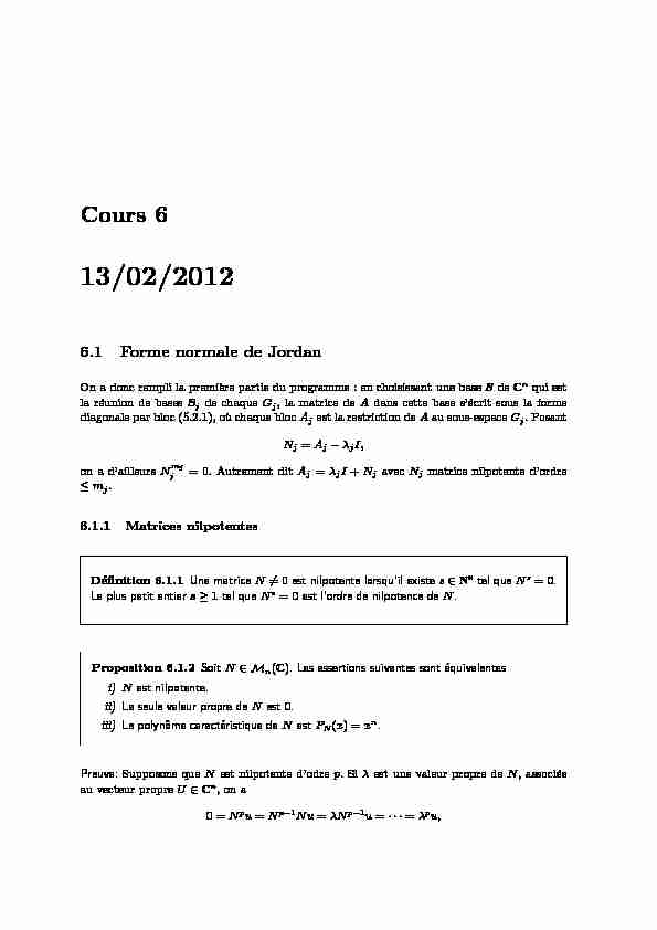 [PDF] Cours 6 - 13/02/2012