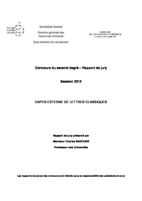 [PDF] rapport CAPES externe LC 2012 - Arrête ton char