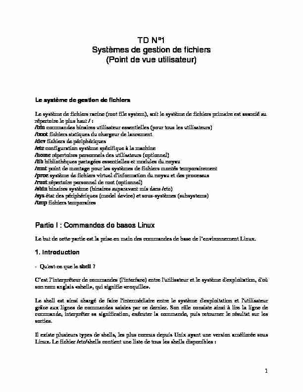 [PDF] TP 01: commandes de bases Linux - Pierre Senellart