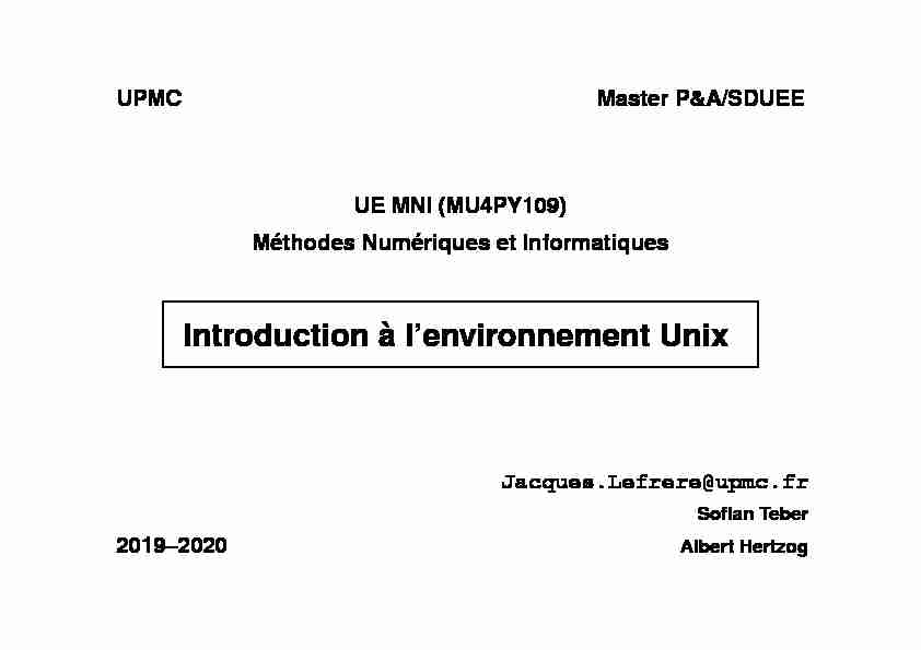 [PDF] Cours Unix