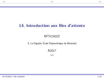 14. Introduction aux files dattente