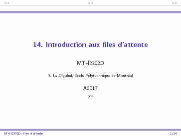 [PDF] 14 Introduction aux files dattente - GERAD