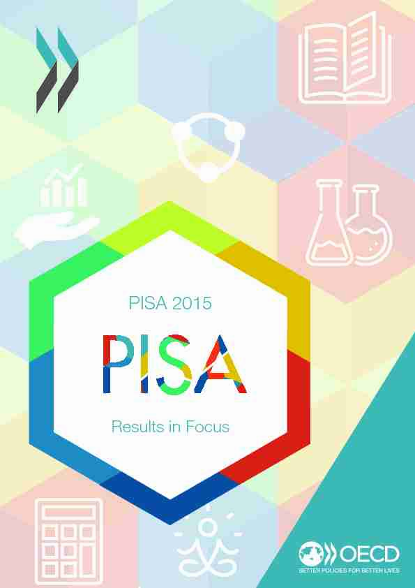 PISA 2015 Results in Focus