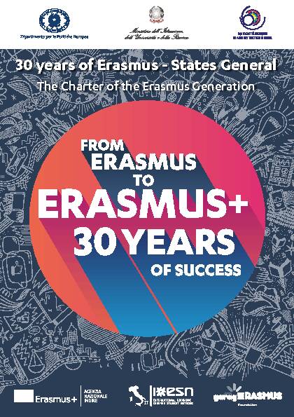 30 years of Erasmus - States General