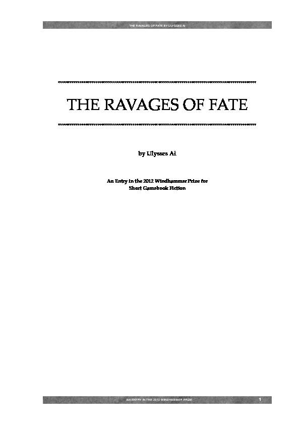 The Ravages of Fate - Arborell