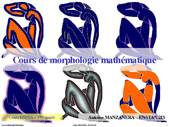 Cours de morphologie mathématique