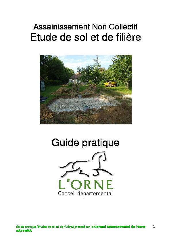 [PDF] Etude de sol et de filière Guide pratique