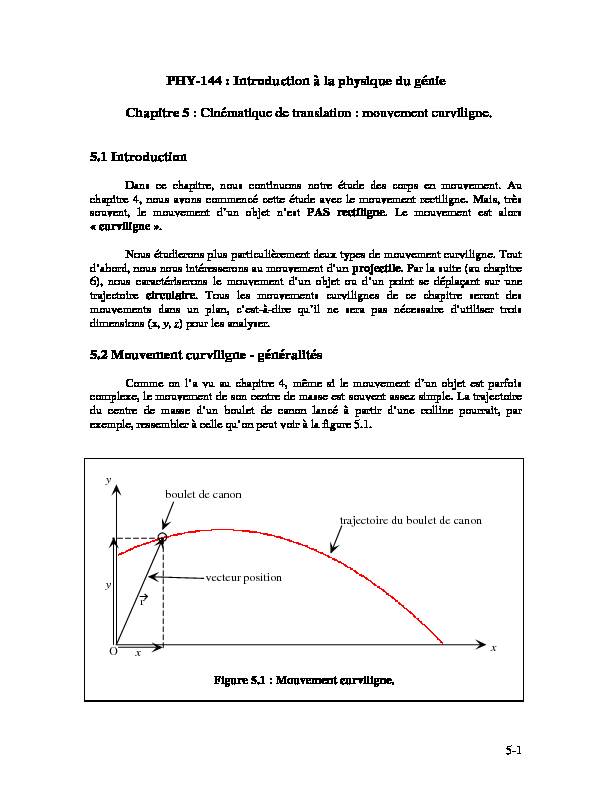 [PDF] PHY-144 : Introduction à la physique du génie Chapitre 5