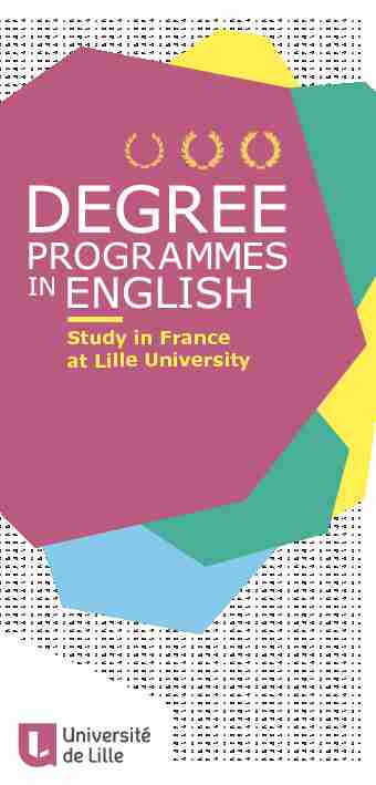 Study in France at Lille University