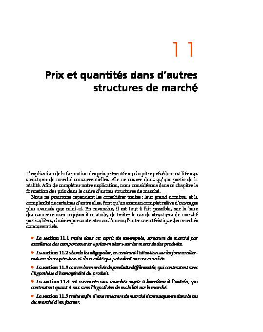 [PDF] Prix et quantités dans dautres structures de marché