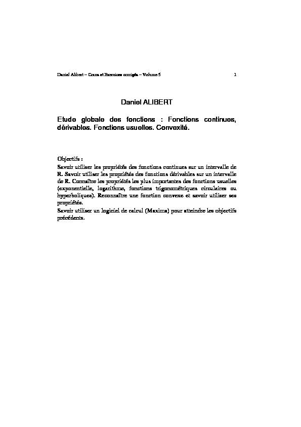 [PDF] Daniel Alibert - Cours et exercices corrigés - volume 5 - Walanta