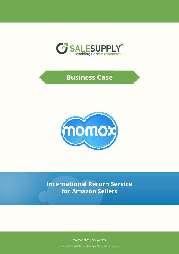 Momox Business Case