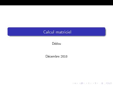 [PDF] Calcul matriciel