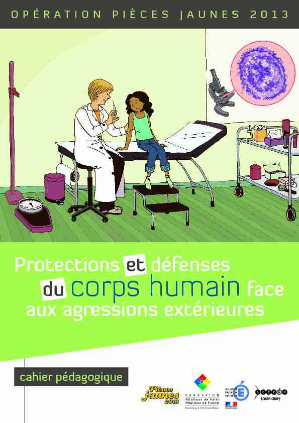 Protections et défenses corps humain - Réseau Canopé