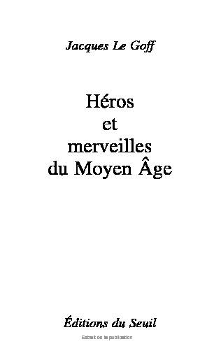 Héros et merveilles du Moyen Âge
