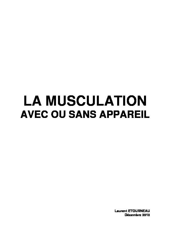 Musculation Fiche élève - Aubanel