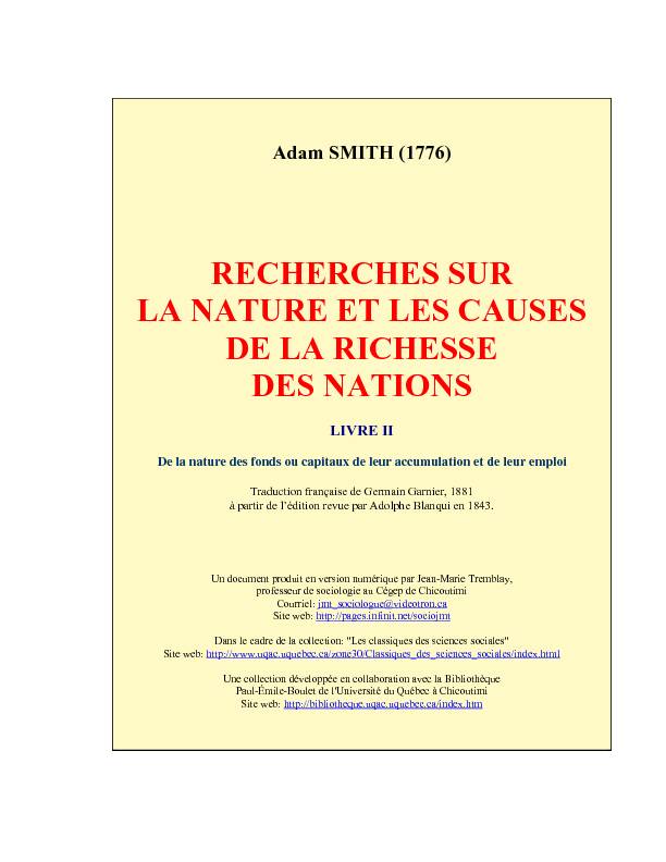 richesse des nations 2 - archiveorg