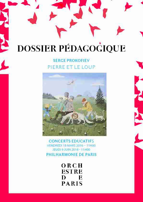 [PDF] DOSSIER PÉDAGOGIQUE - Orchestre de Paris