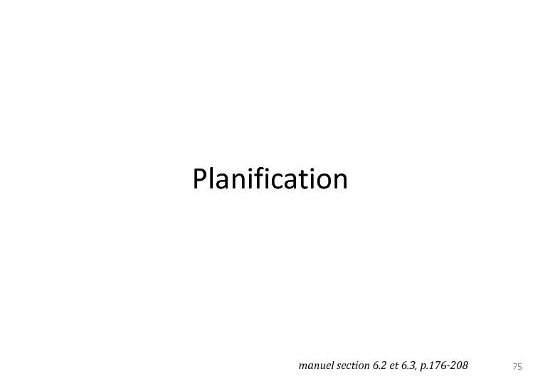 Planification - Université Laval