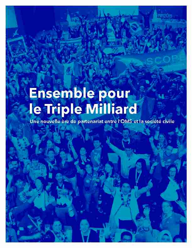[PDF] Ensemble pour le Triple Milliard - civil society